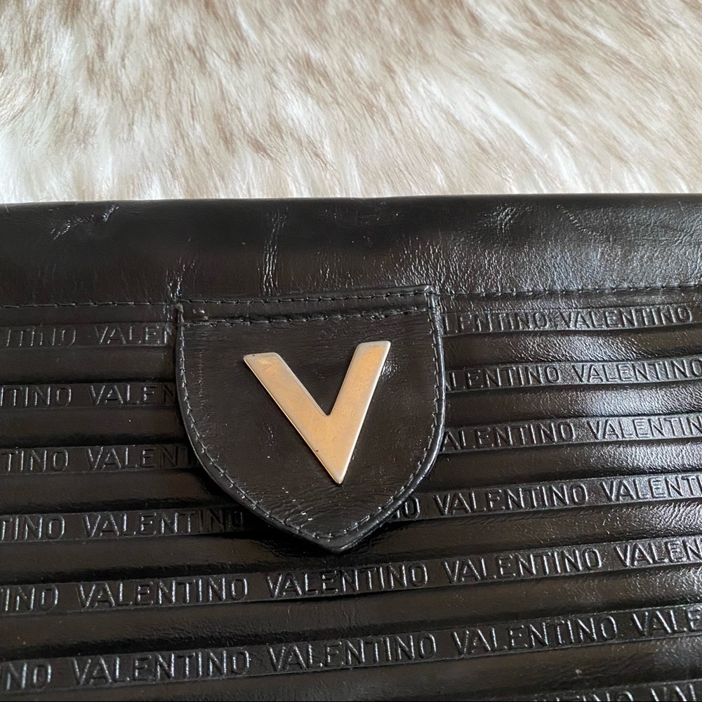 Mario Valentino Leather Clutch - Picture 4 of 11